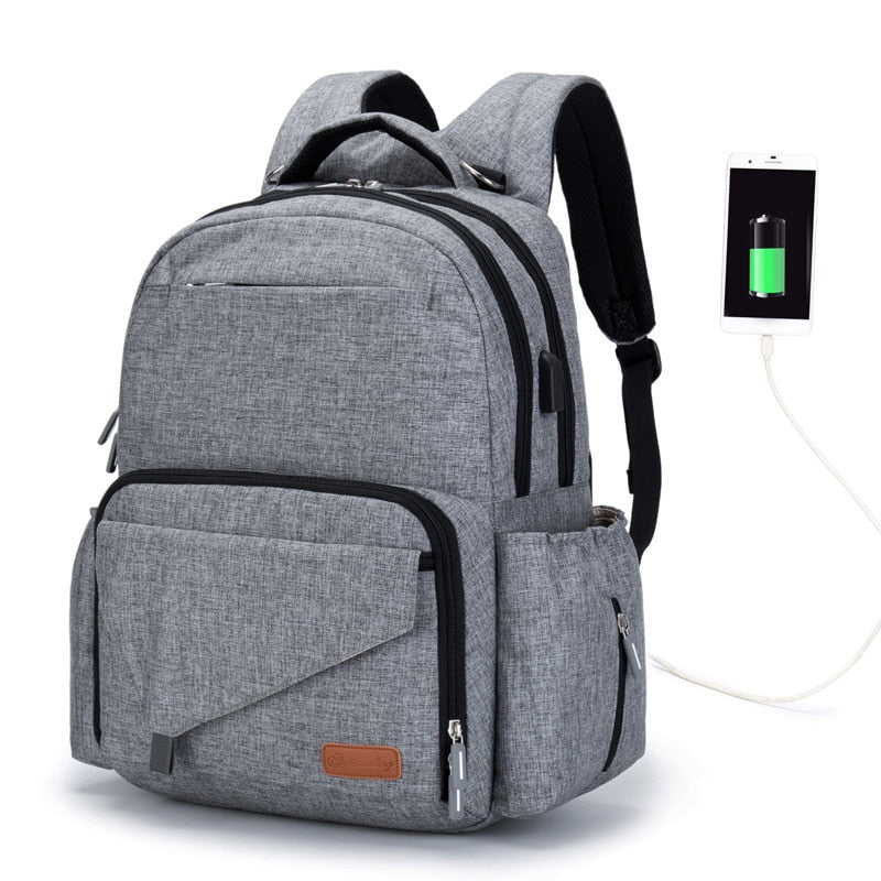 Mommy Package Backpack With Usb Port