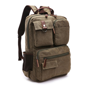 Luxury Brand Canvas Backpack For Men